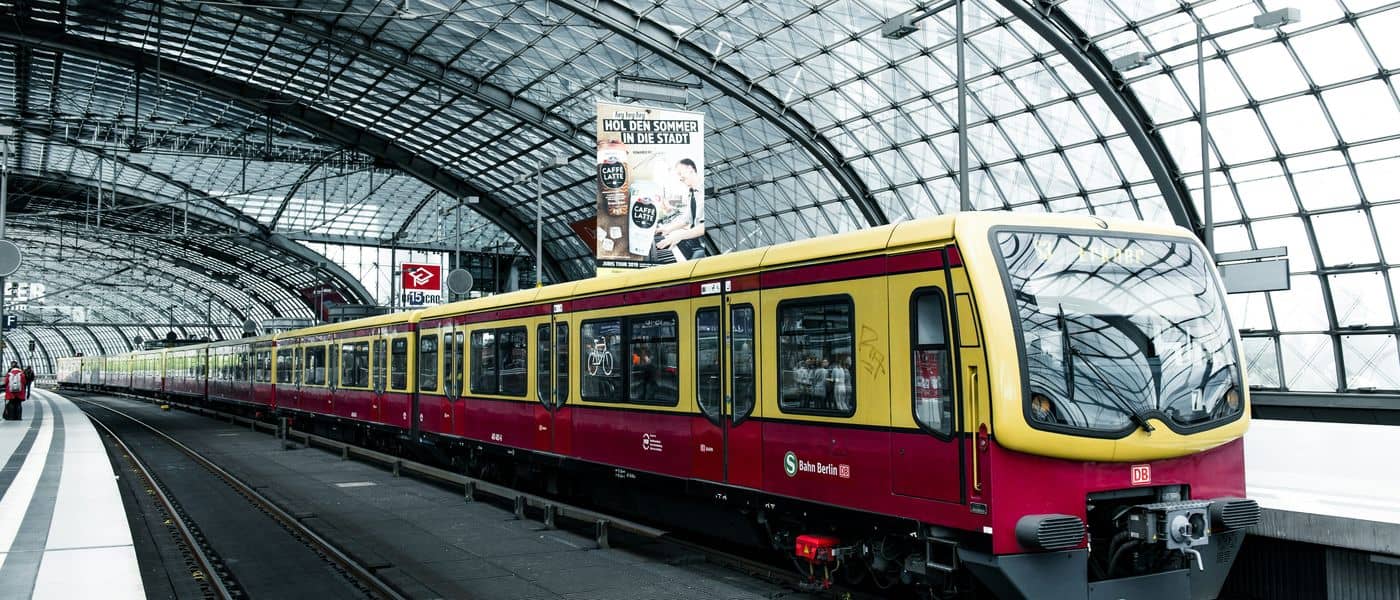 S-Bahn at Berlin Hauptbahnhof